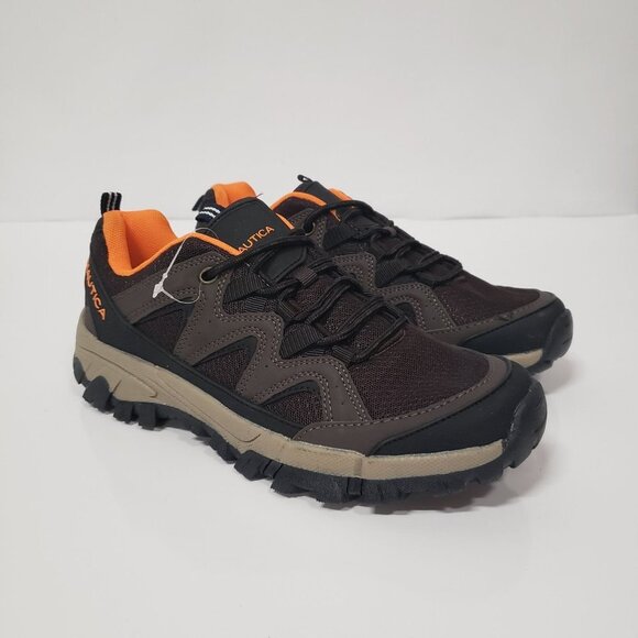 NAUTICA Men\'s Williams Low Hiking Boots in Brown/Orange - Size 7‎ main image 6